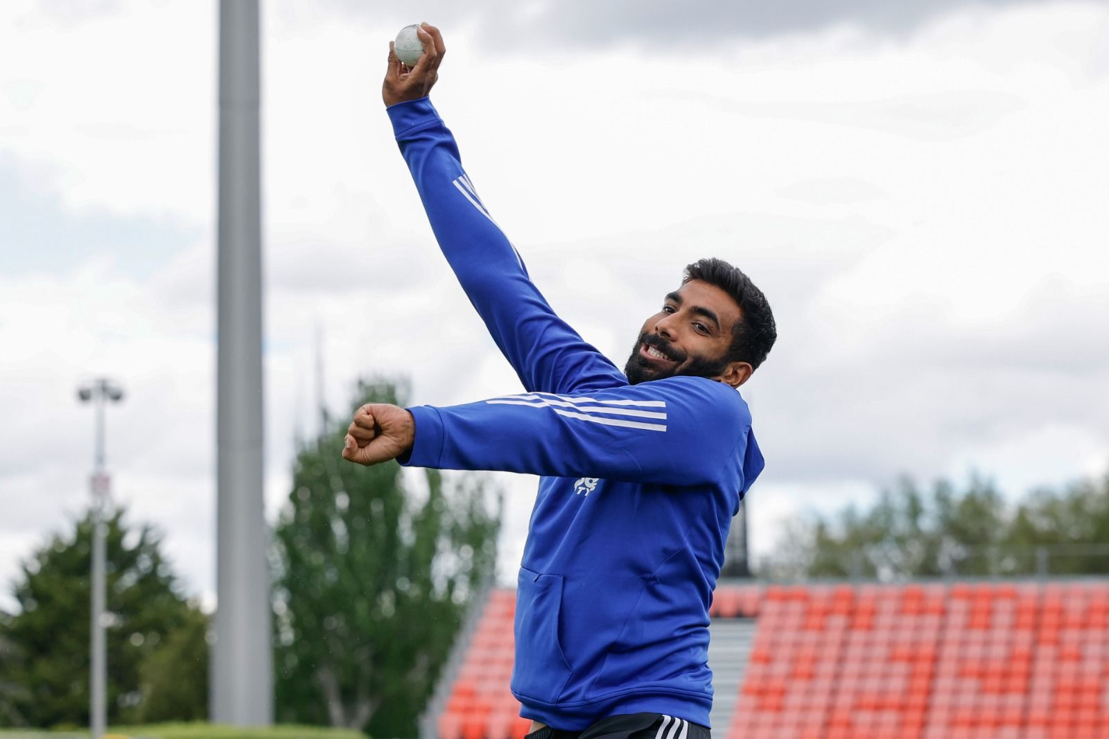 GEARING UP: India’s star pacer Jasprit Bumrah during a training session. @BCCI GEARING UP: India’s star pacer Jasprit Bumrah during a training session. @BCCI