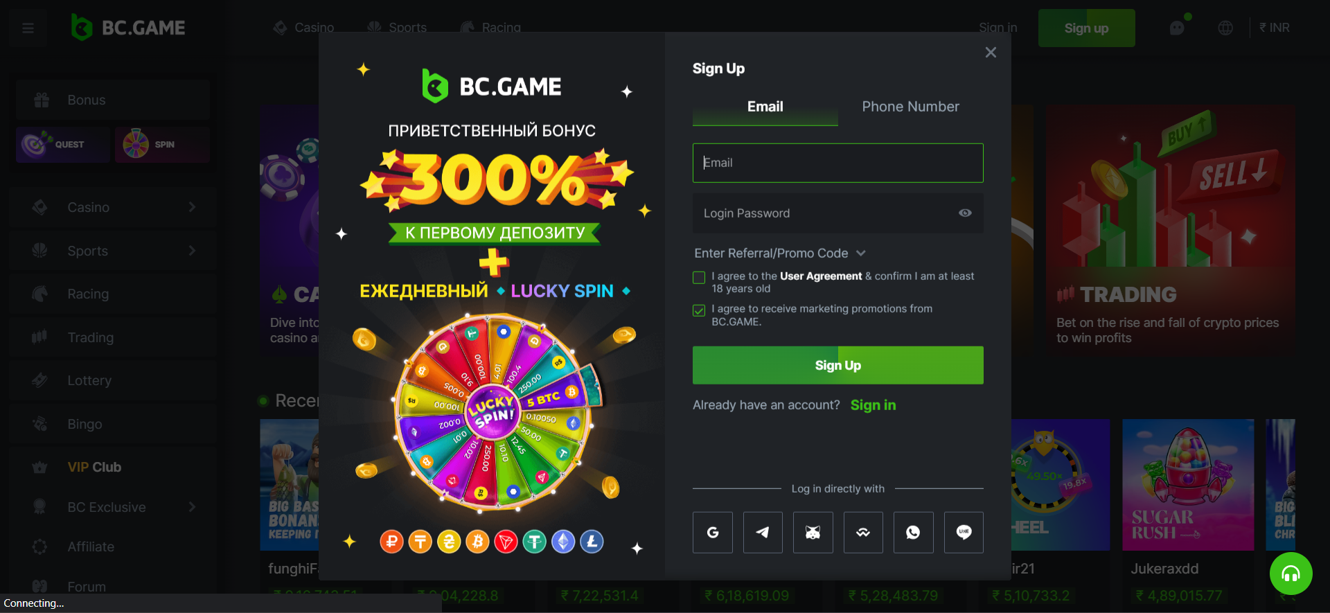 The Lazy Way To Crypto Gambling BC.Game