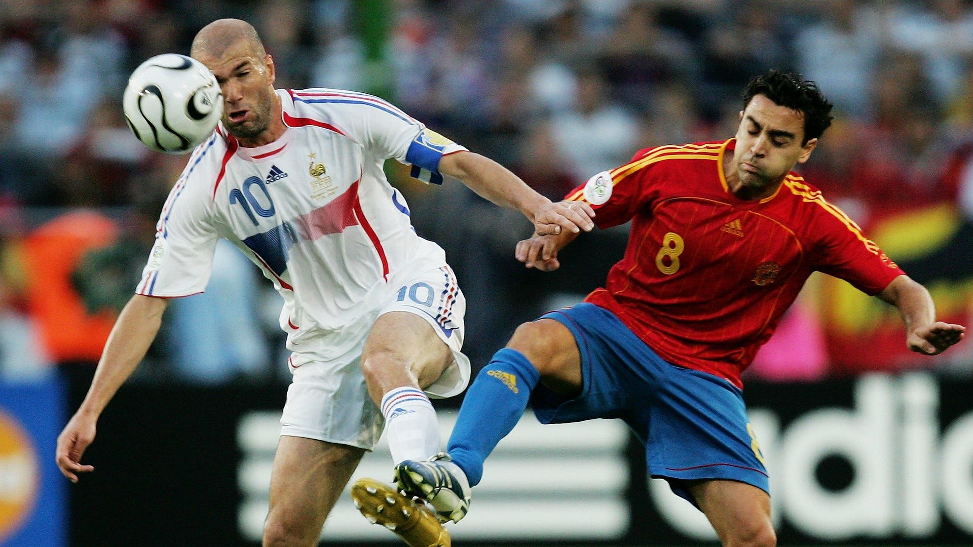 Zidane y Xavi