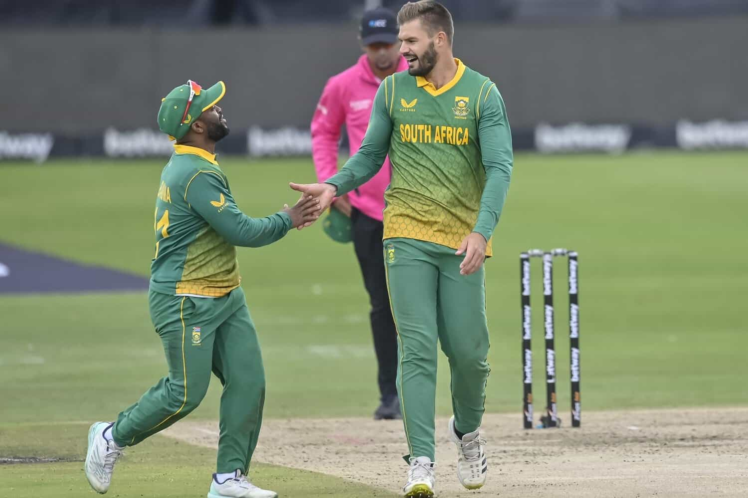 Proteas ODI captain Temba Bavuma and T20I captain Aiden Markram. Proteas ODI captain Temba Bavuma and T20I captain Aiden Markram.