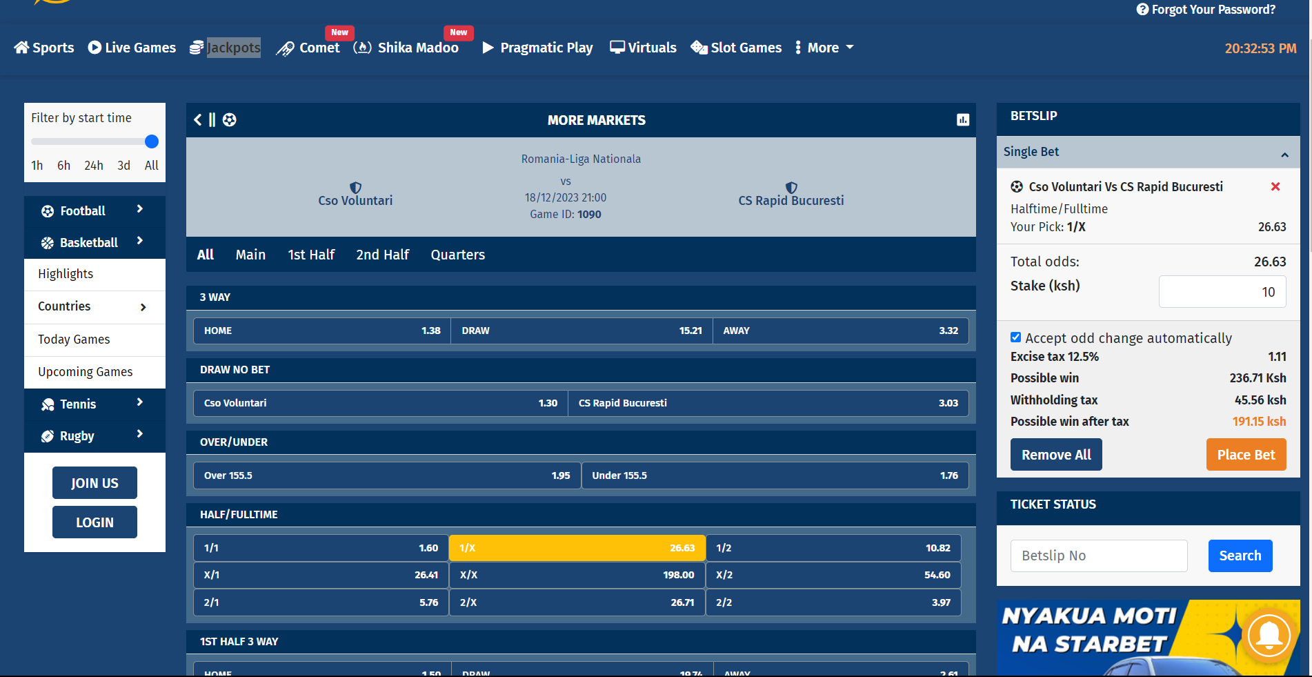 Starbet website image Official Starbet LOGIN banner