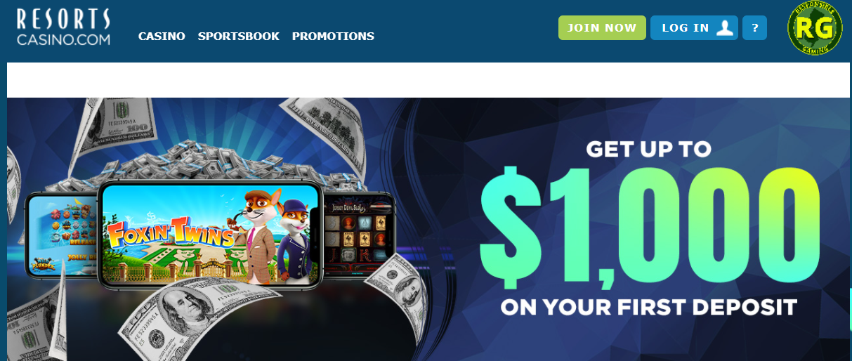 Resorts casino Welcome Bonus