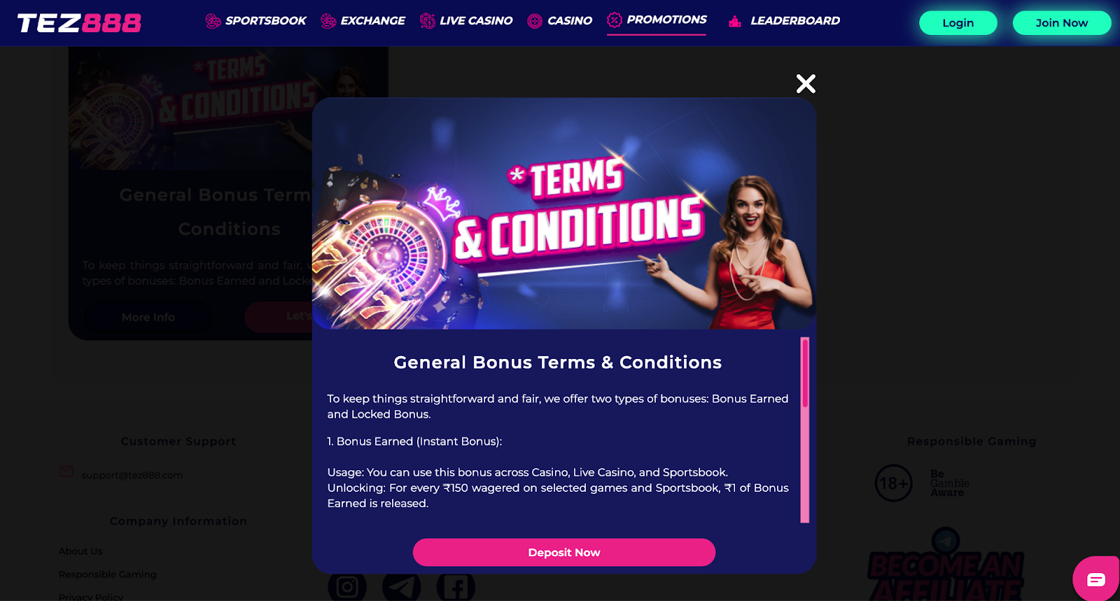 Tez888 Terms and Conditions