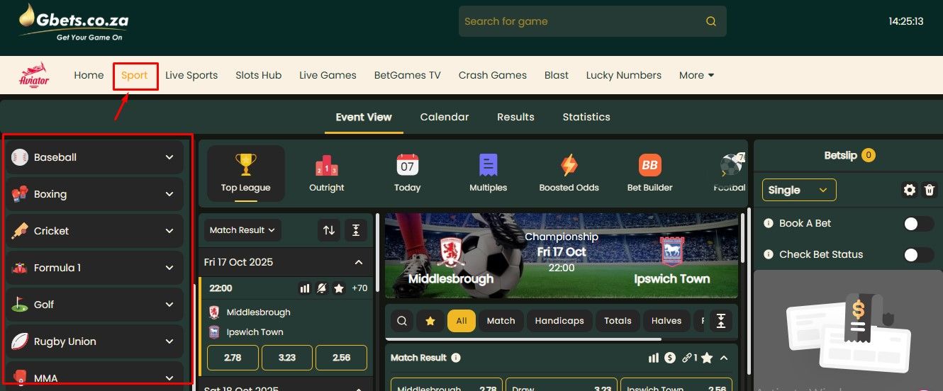 Gbets Sports Betting Options Gbets Review