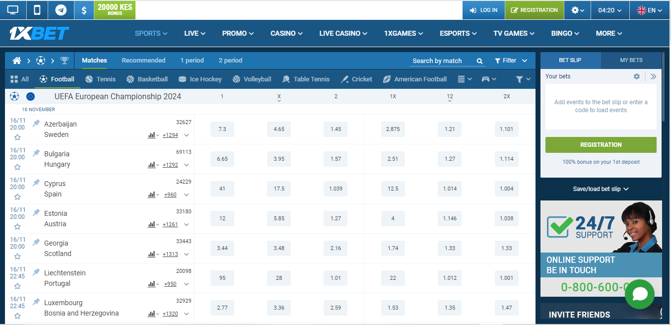 New Football Betting website banner