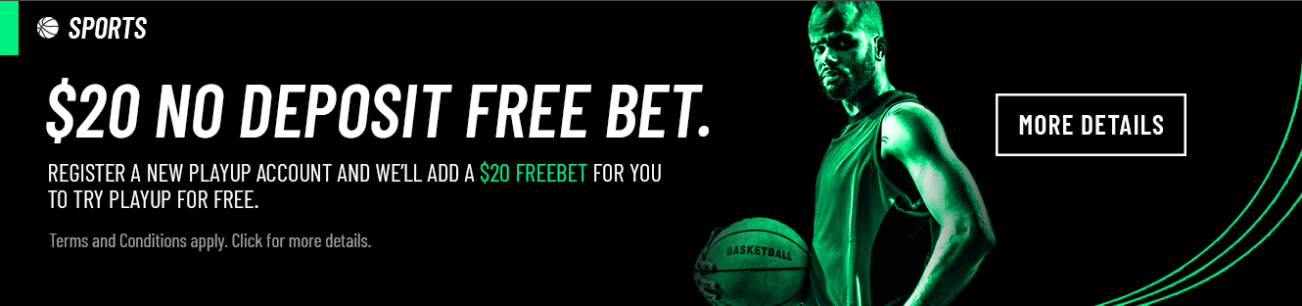 Image of the PlayUp free bet