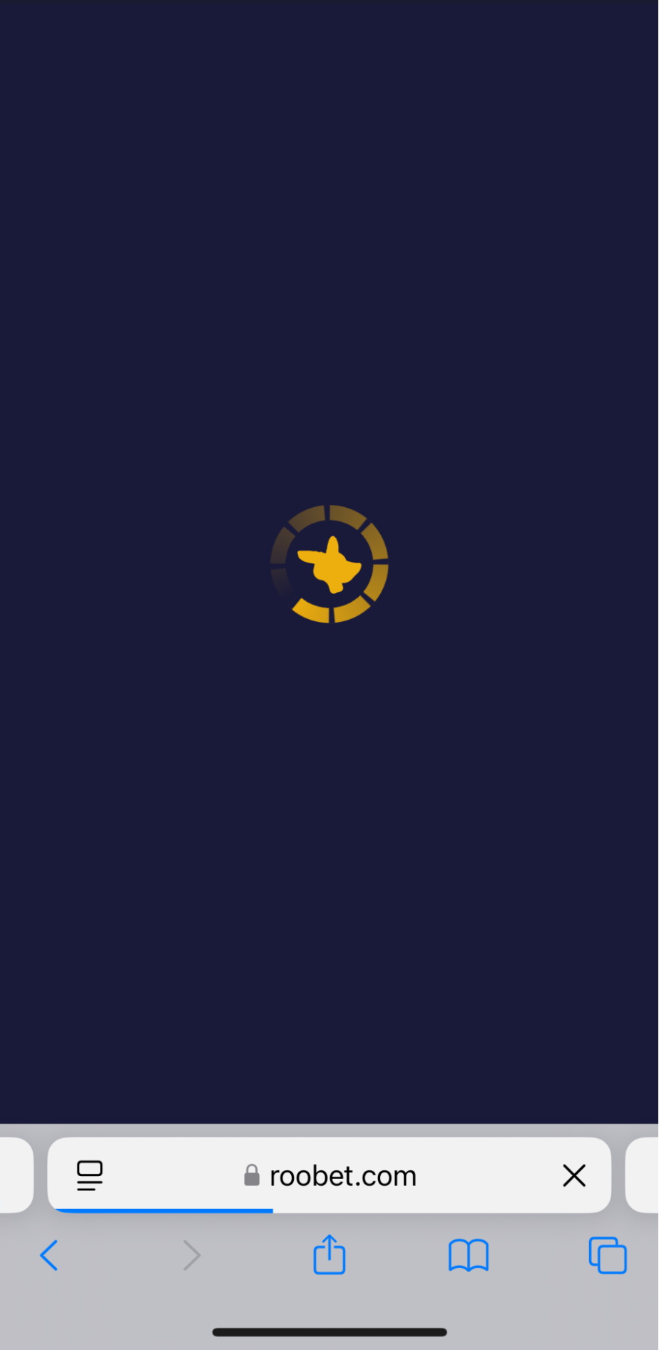 Roobet iOS Add to Home Screen Option 