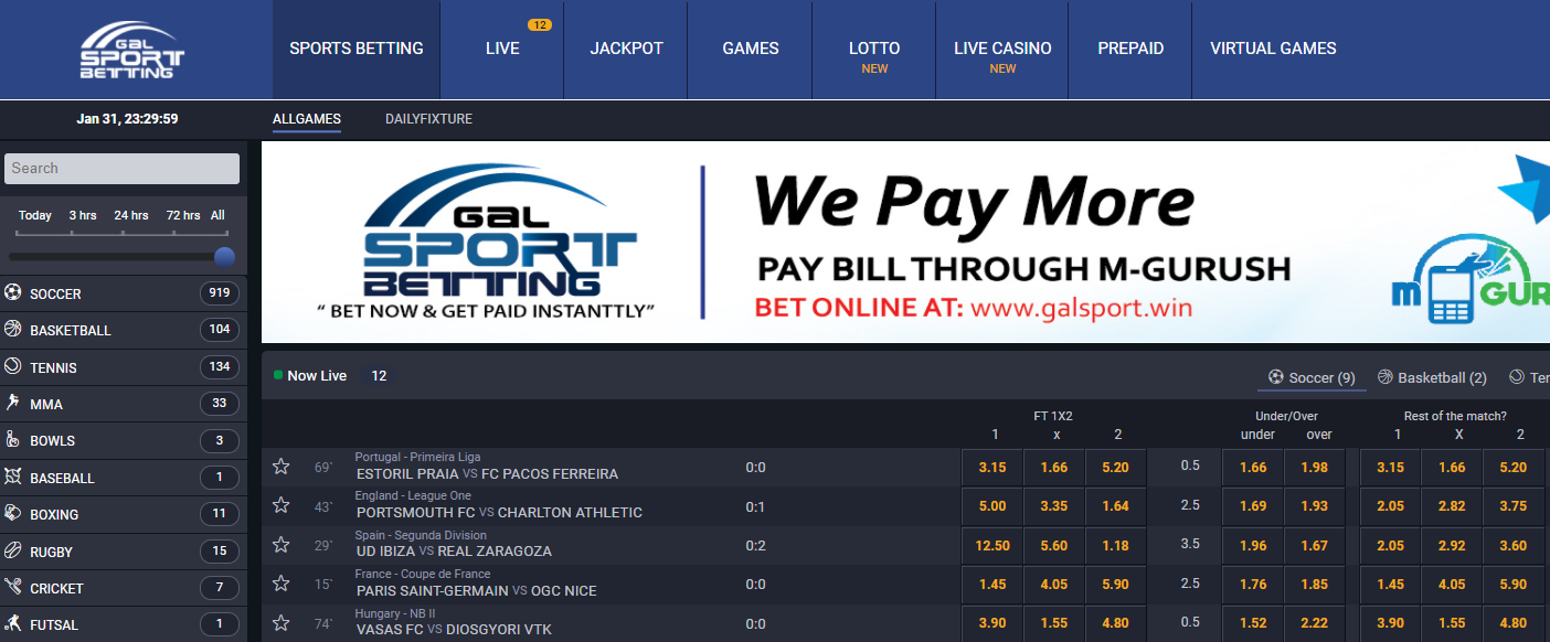 Galsports betting line best cryptocurrency investing podcast