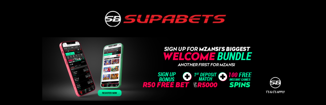 Image showing the sign-up offer at Supabets South Africa