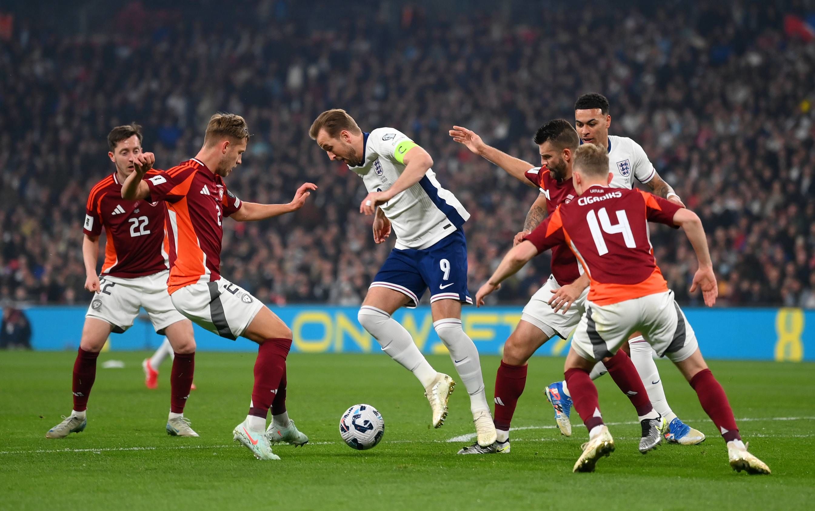 Latvia vs. England Latvia vs. England
