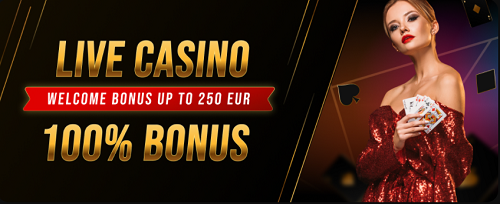 Get a 100% deposit on live casino deposit