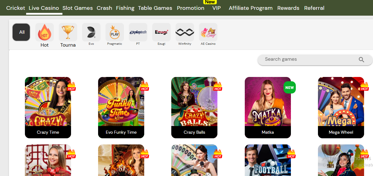 Bhaggo Live Casino