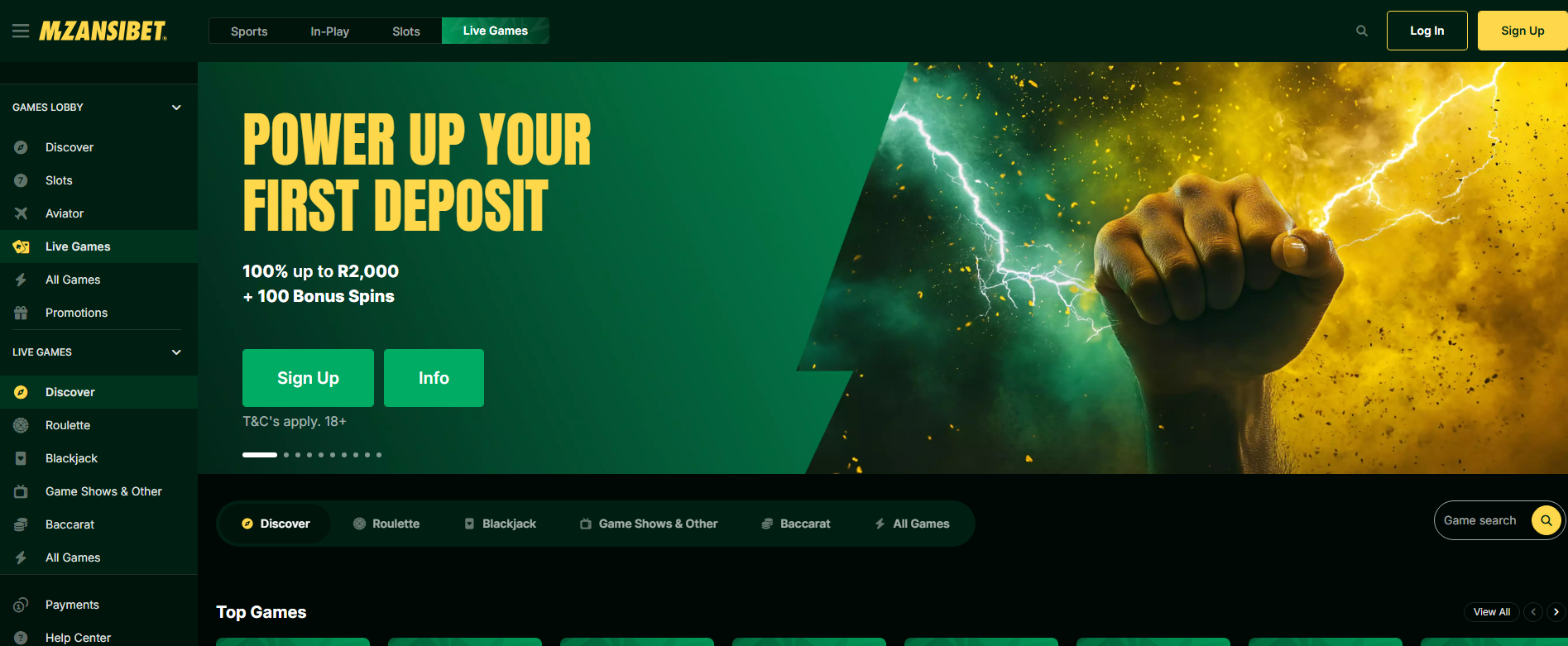 Mzansibet Login Online Mzansi Bet