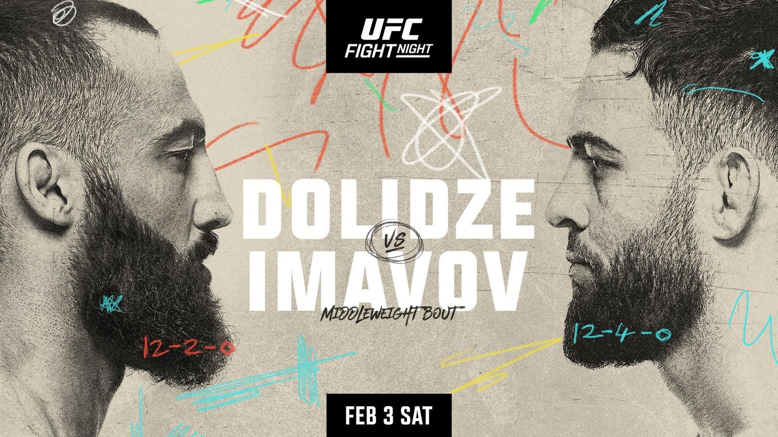 Imavov vs. Dolidze fight to headline UFC Vegas 85 event