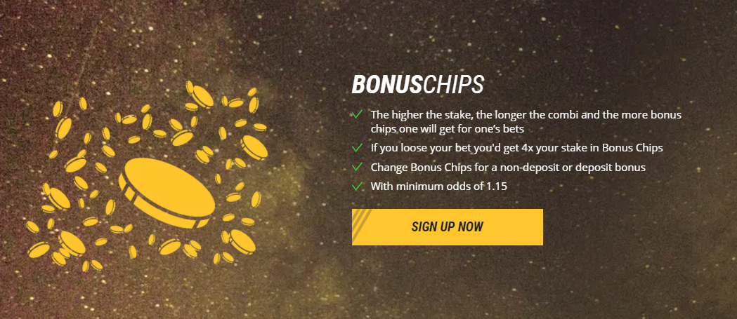 Neobet bonus chips promo page