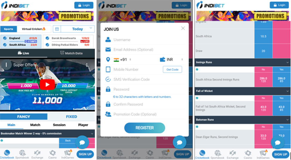 Indibet Apps Indibet App Sign Up