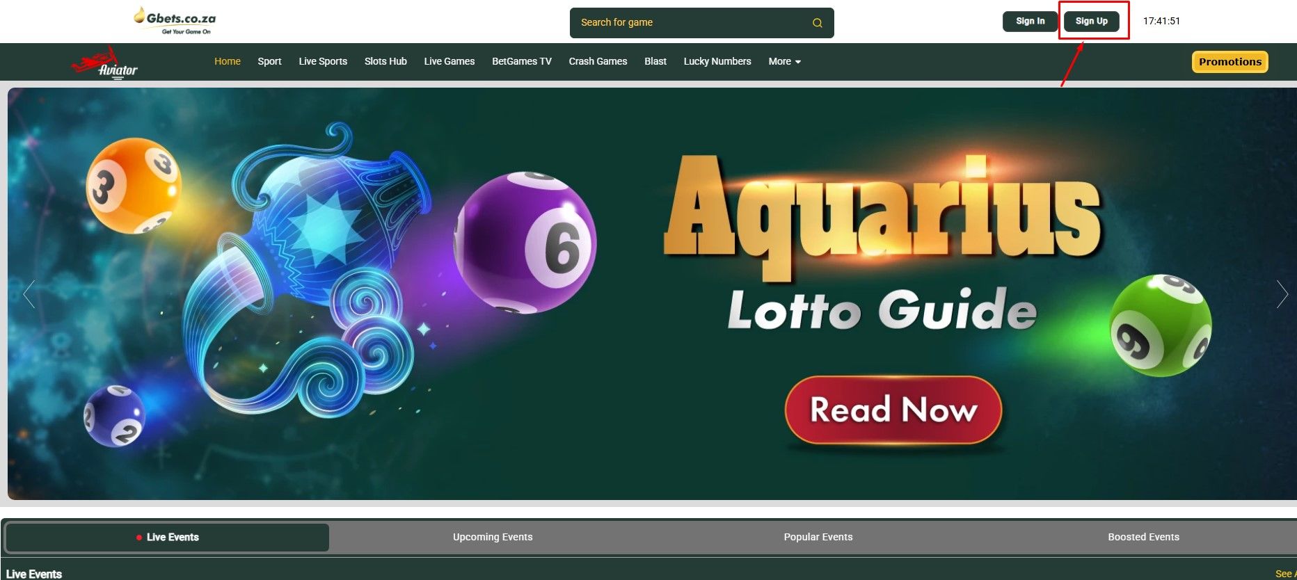 Click Registration Button