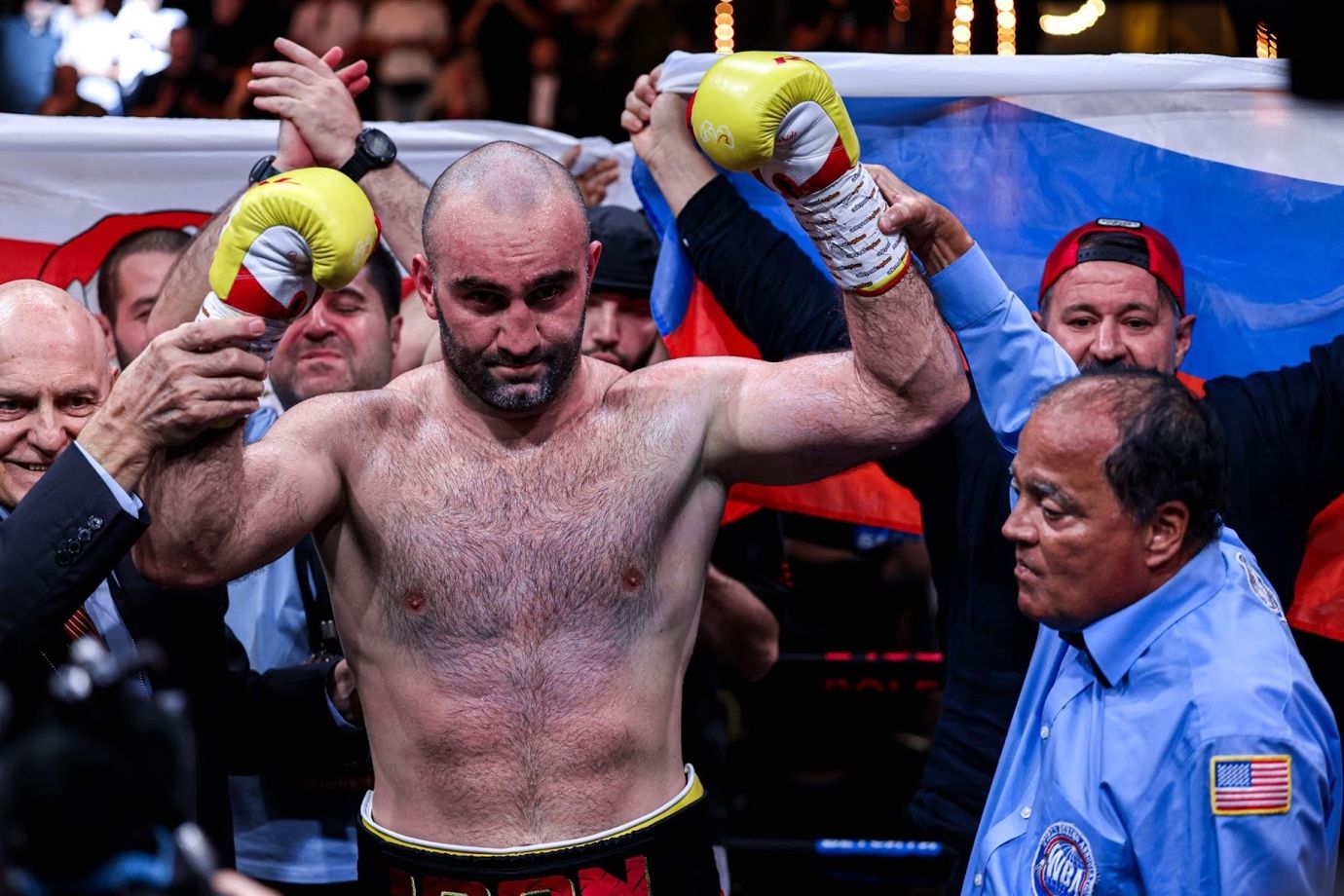 Russian power-puncher Murat Gassiev in a class of his own. @Organisers Russian power-puncher Murat Gassiev in a class of his own. @Organisers