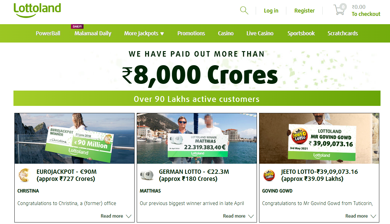 Lottoland payments Lottoland lotteries winner page