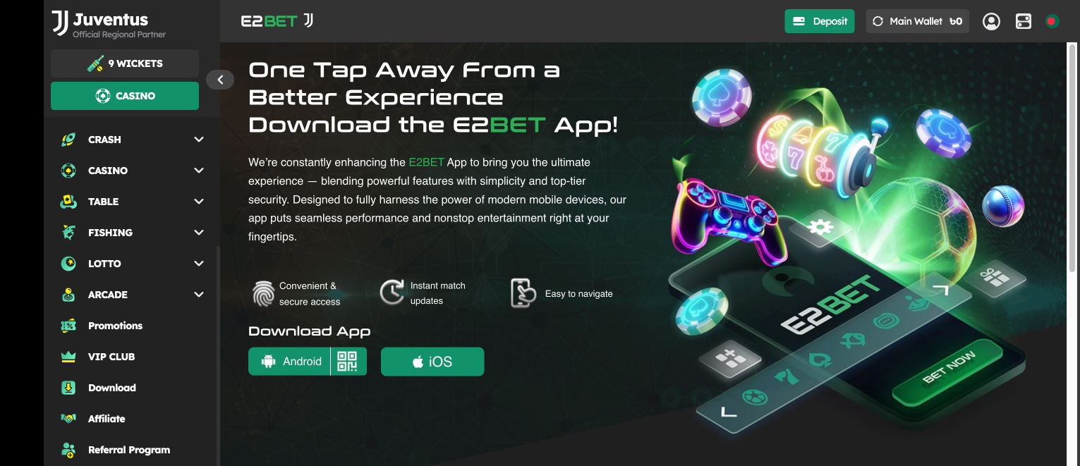 E2Bet Official Download Page