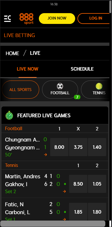 888Bet android, ios and mobile version