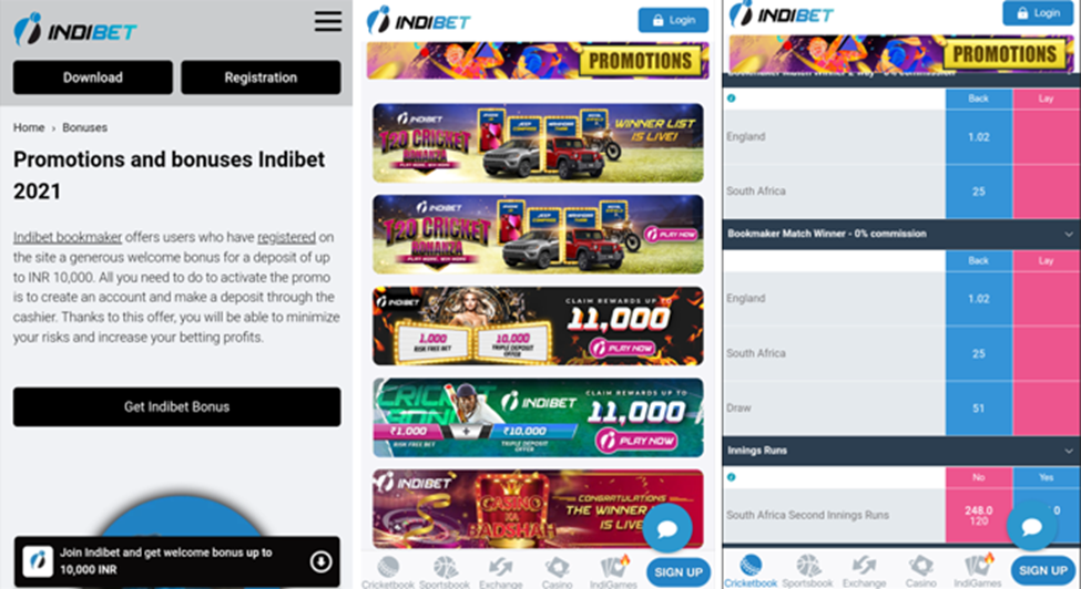 Indibet Mobile Apps Indibet Mobile Bonus