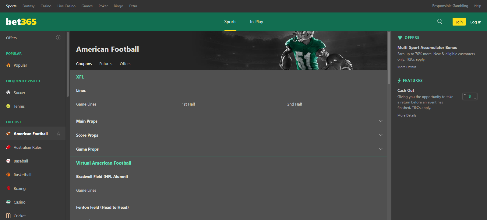 Search for Bet365 App