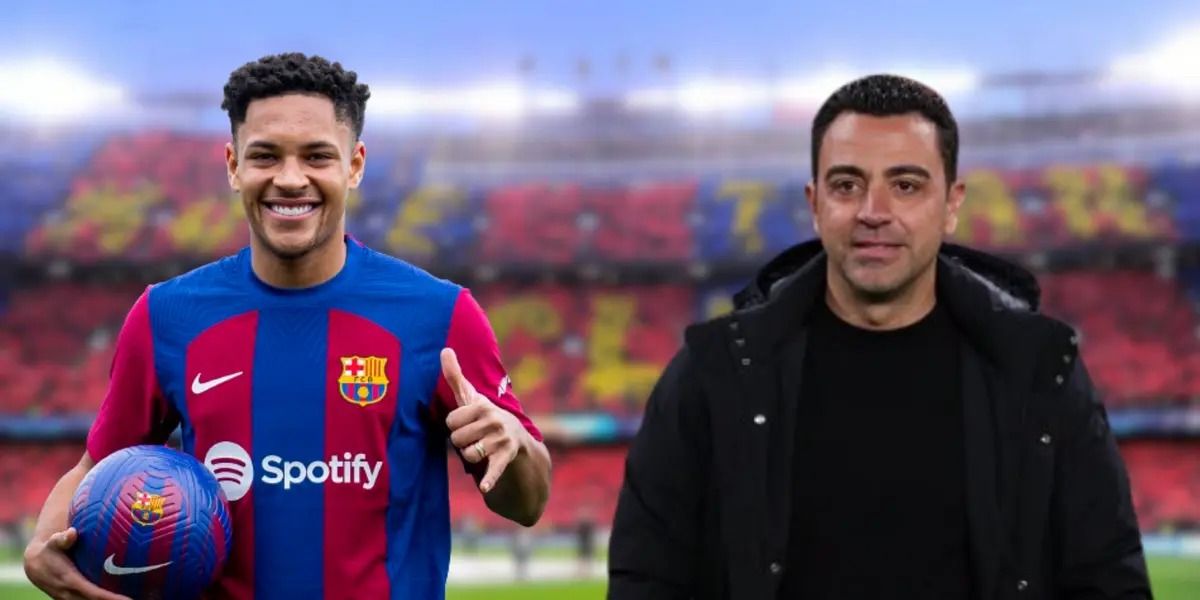 Xavi y Vitor Roque