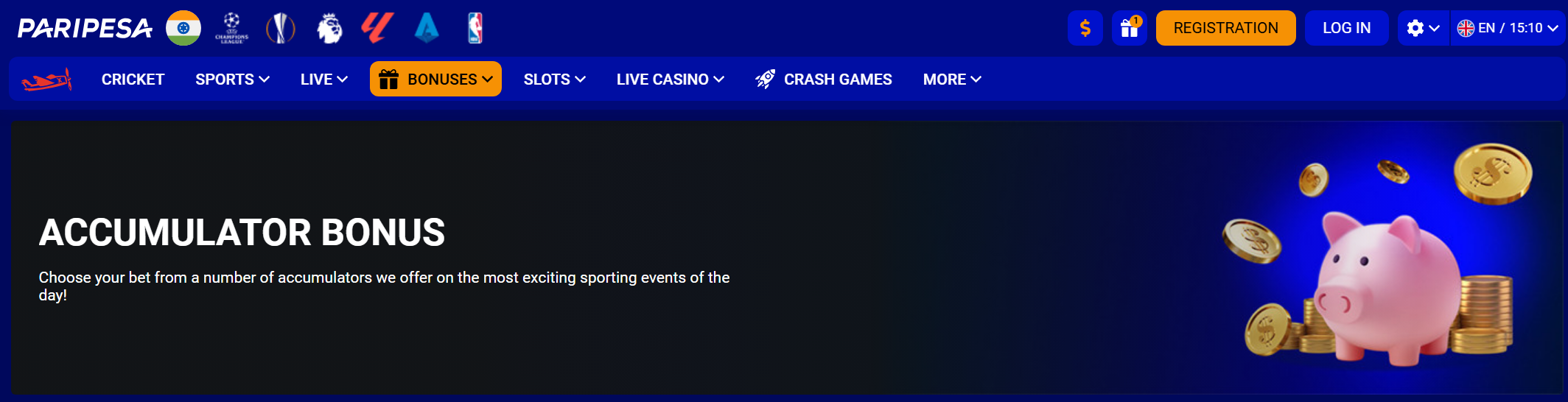 Paripesa Accumulator