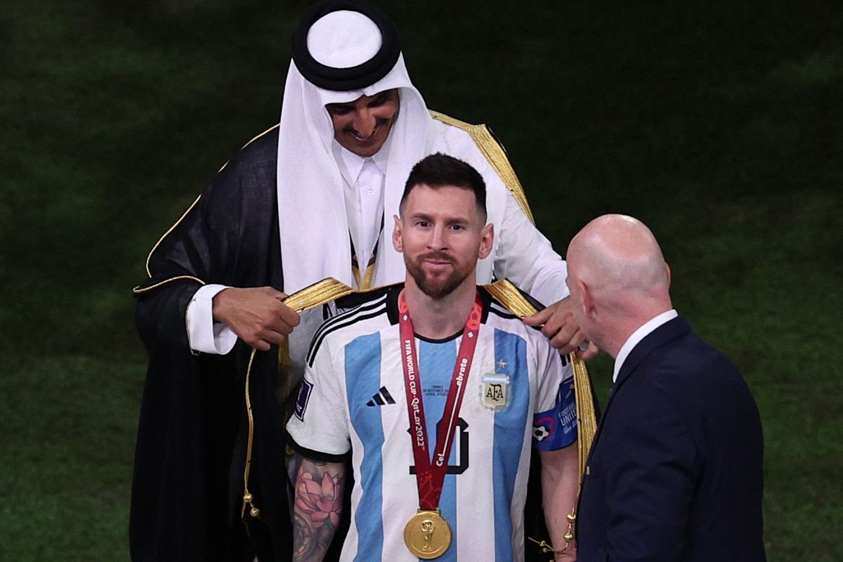 Ronaldo's critics say that the ulterior motive was to readjust the spotlight to Messi