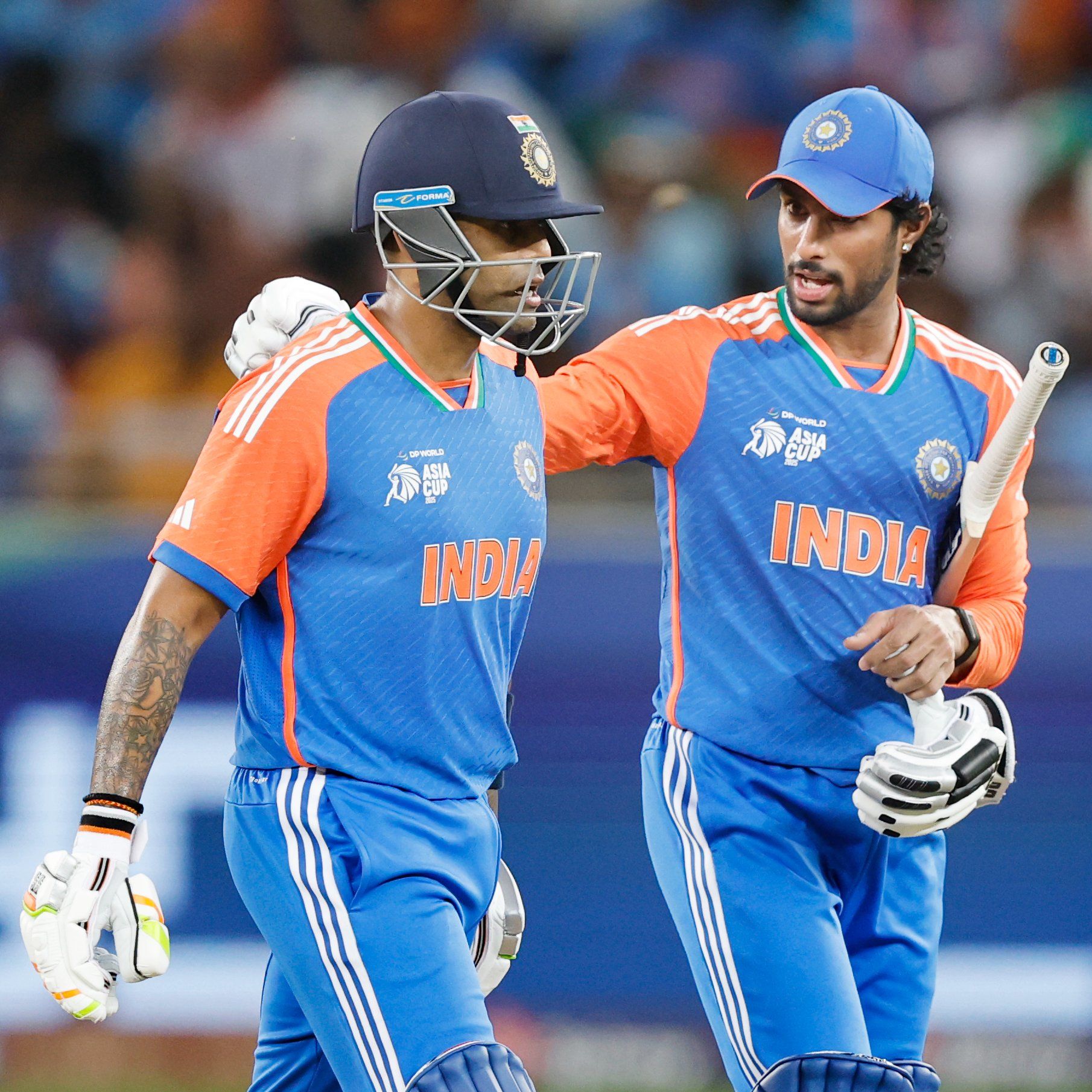 (L) India skipper Surya Kumar Yadav leads from the front. @BCCI