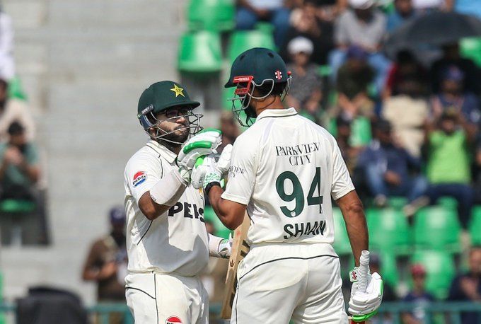 Imam-ul-Haq and Shan Masood miss out on centuries. @PCB/X