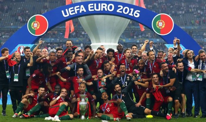 Portugal's first victory at EUROs in 2016