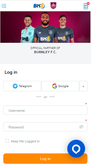 BK8 Login via Android App
