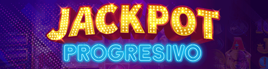 Se muestra el título de la promoción Jackpots Progresivos de Rushbet