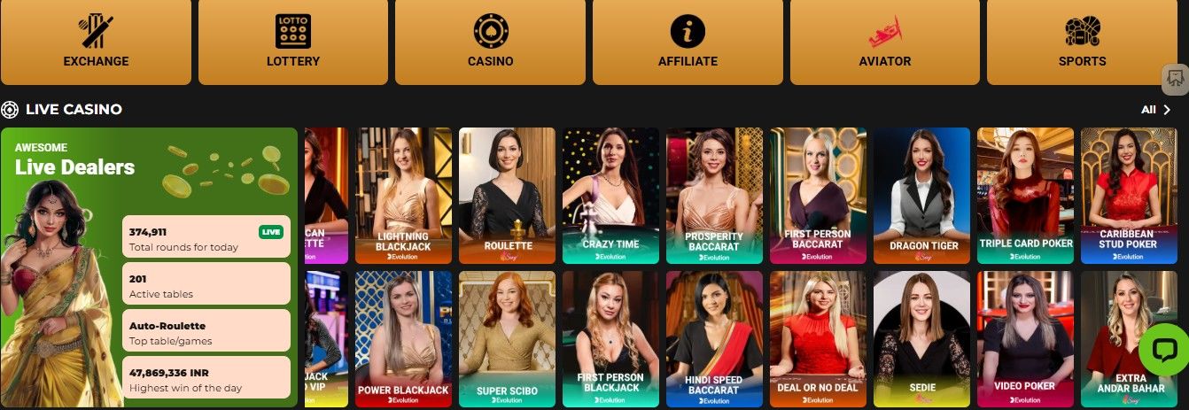 Games Lobby on 11iC app