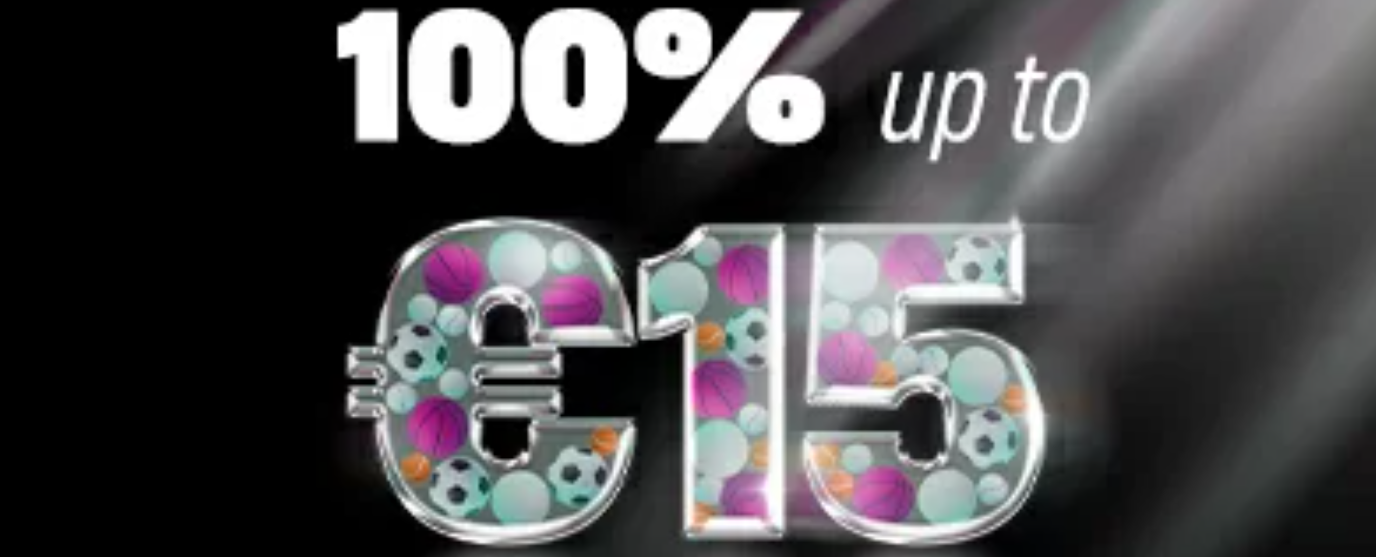 Vbet 100% up to €15 free bet offer