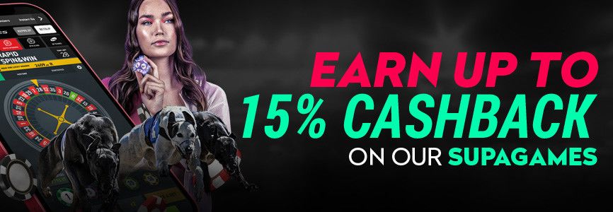 Supabets 15% cashback bonus