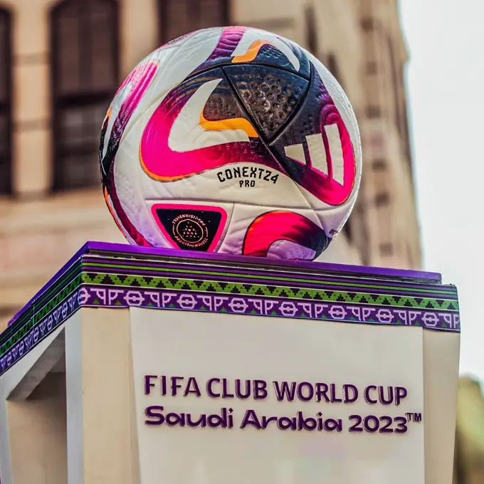 The official ball of the 2023 Club World Cup The official ball of the 2023 Club World Cup