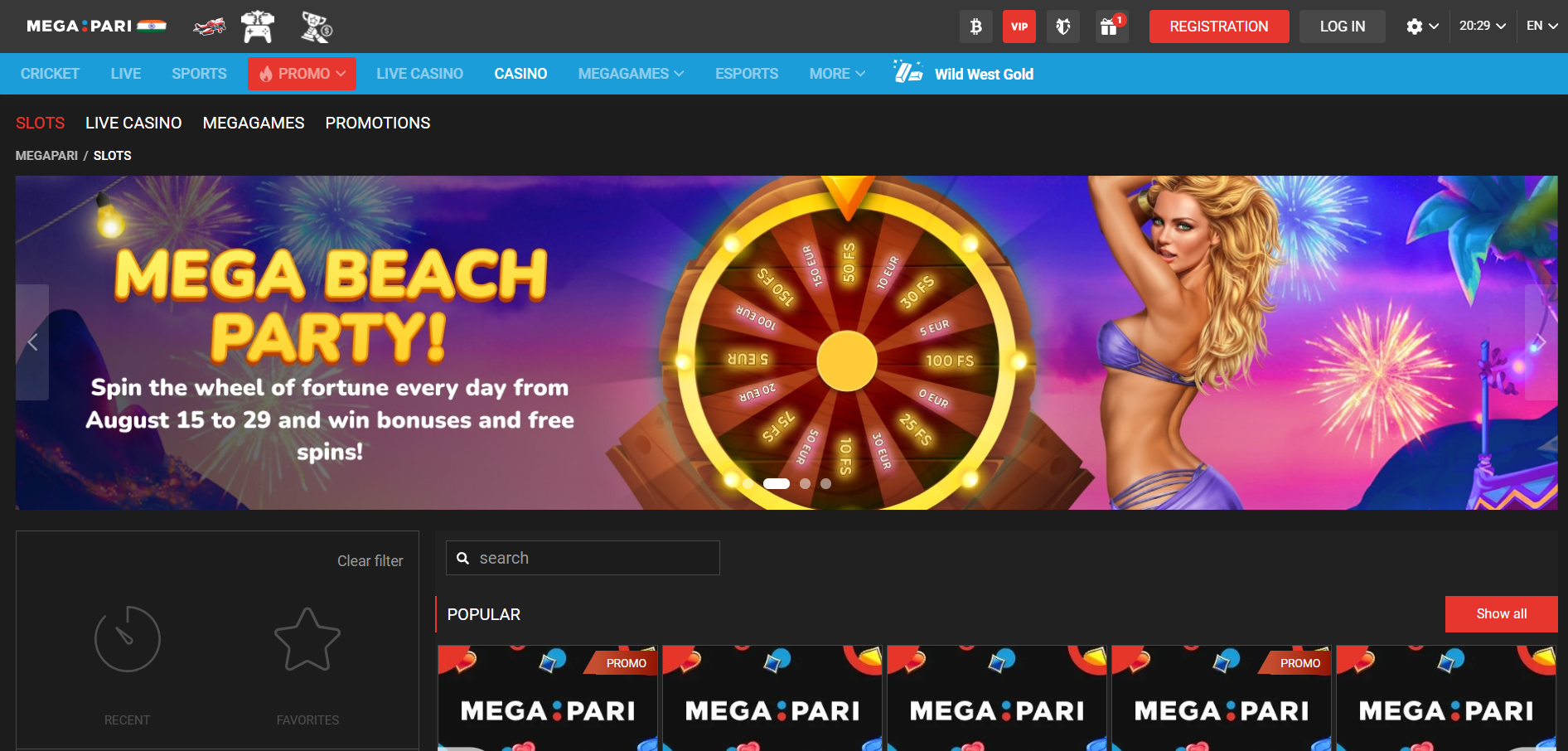 Megapari casino Megapari India casino