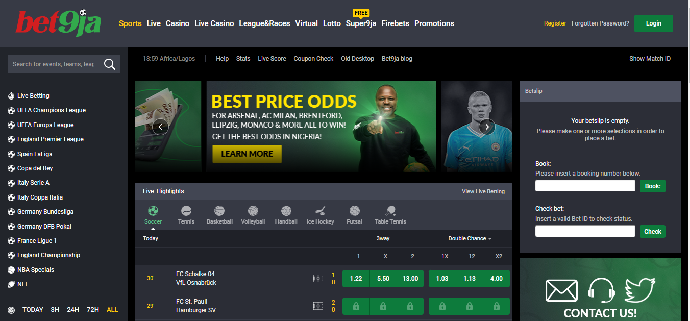 Nigerian Betting sites Highest Odds comparison banner