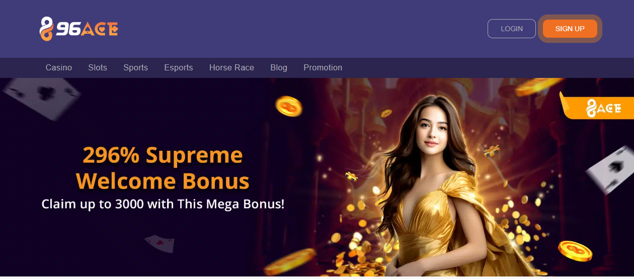 96Ace Welcome Bonus