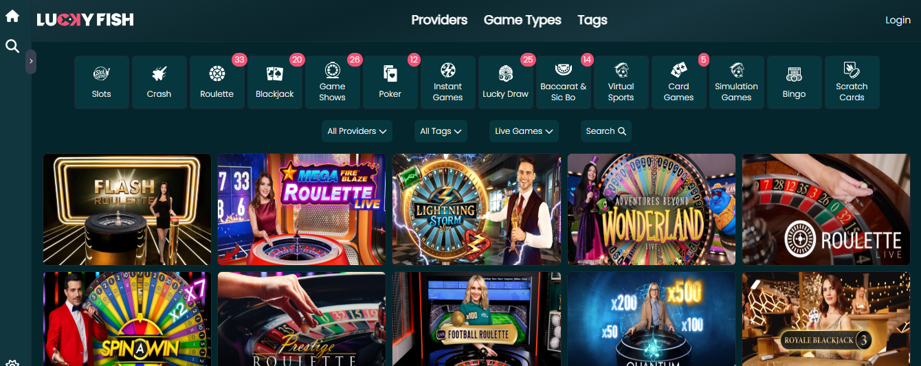 Luckyfish Gambling Site