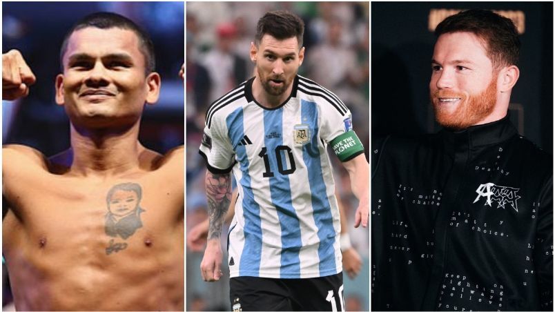 Chinos Marcos Maidana, Lionel Messi, Canelo Álvarez