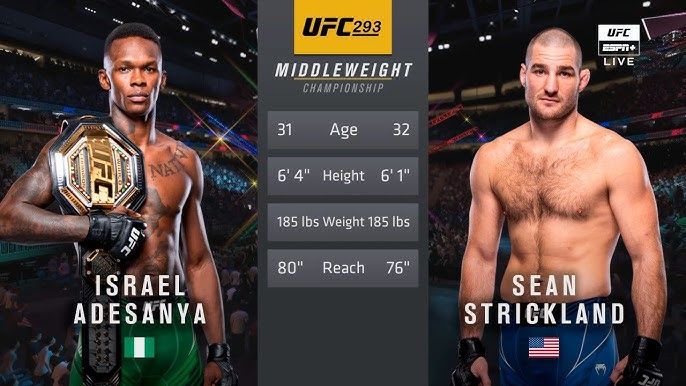 Israel Adesanya vs. Sean Strickland