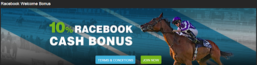 Jazzsports sportsbook 10% racebook cash bonus image