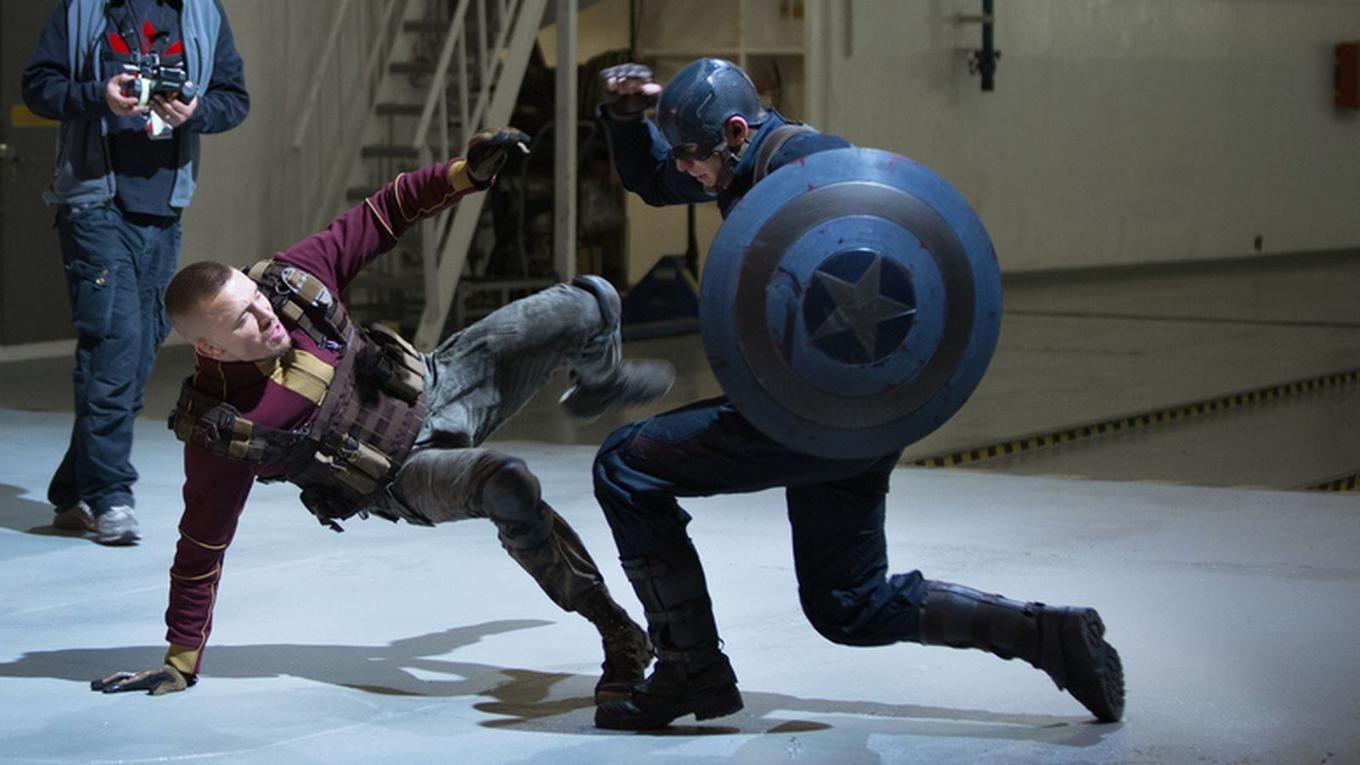 St-Pierre on the shooting of "Captain America: The Winter Soldier."