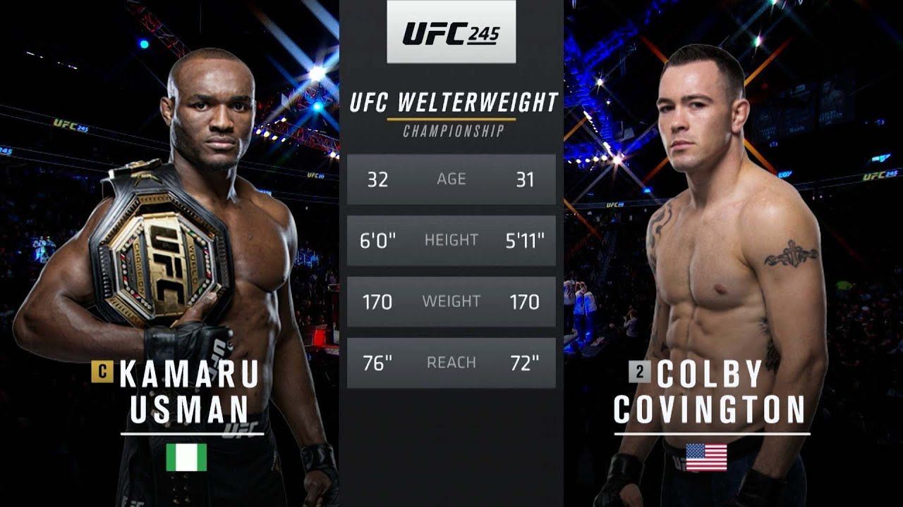 Kamaru Usman vs. Colby Covington