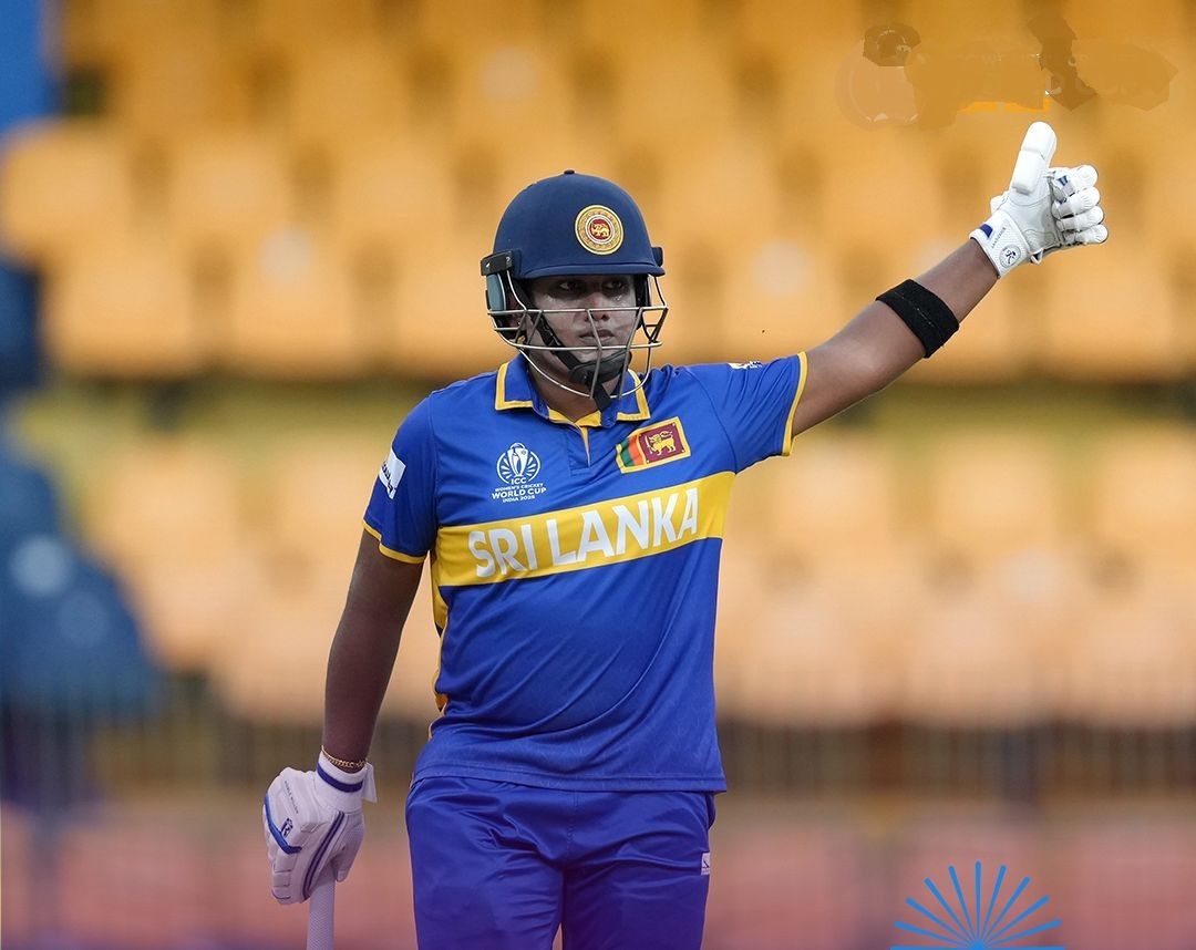 Chamari Athapaththu shines with bat for Sri Lanka. ICC/X