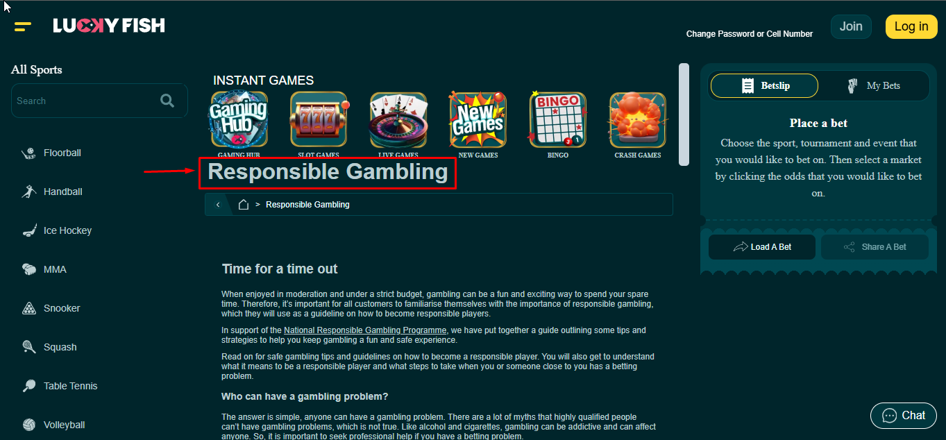 Lucky Fish South Africa Registration